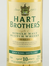 Load image into Gallery viewer, Hart Brothers Finest Collection Knockdhu 10 Years 2011
