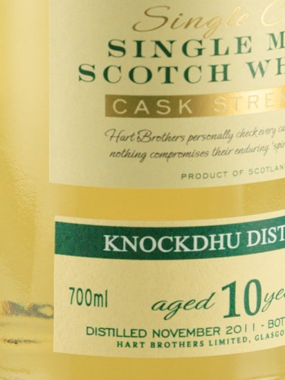 Hart Brothers Finest Collection Knockdhu 10 Years 2011