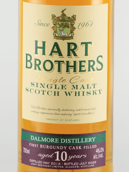 Hart Brothers Finest Collection Dalmore 10 Years 2012