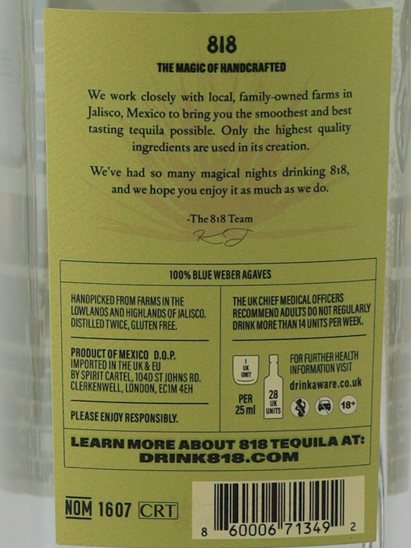 818 Tequila Blanco