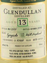 Load image into Gallery viewer, Douglas of Drumianrig Glendullan 13 years 2001 46% (low liquid level)