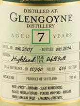 Load image into Gallery viewer, Douglas of Drumlanrig Glengoyne 7 Years 2007