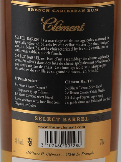 Clement Select Barrel