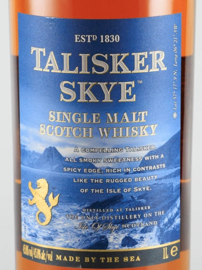 Talisker Sky 1L old label