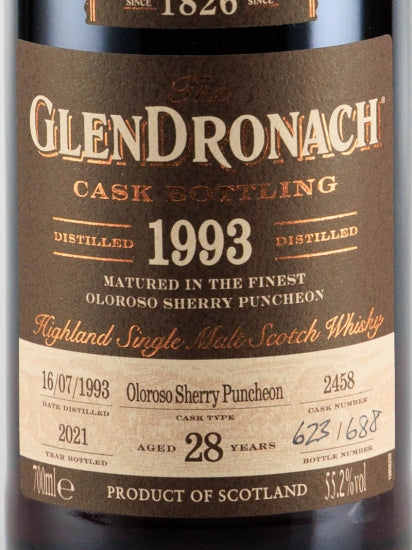 Glendronach 28 Years 1993 #2458