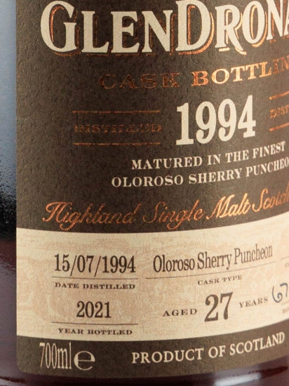 Glendronach 27 Years 1994 #7469