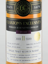 Load image into Gallery viewer, Claxton's Exclusives Benrinnes 11 Years 2010