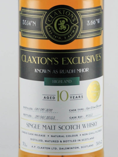 Claxton's Exclusives Ruadh Mhor 10 Years 2011
