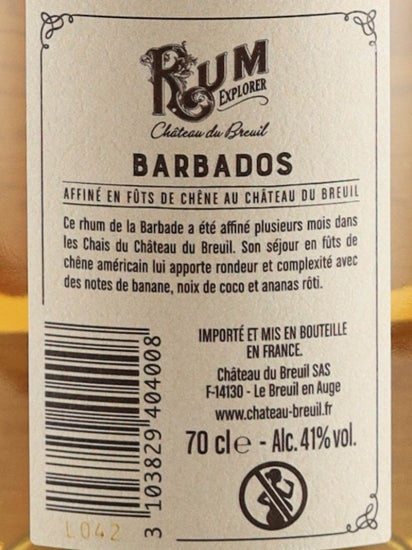 Chateau de Bruille Rum Explorer Barbados