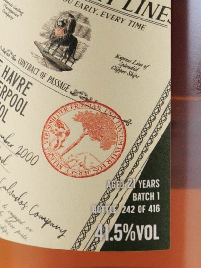 Boutique Brandy Company Calvados 21 Years Batch 1