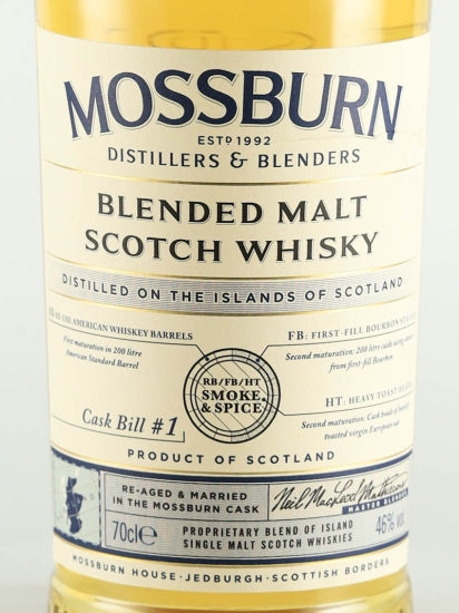 Mossburn Island Blended Malt Cask 1
