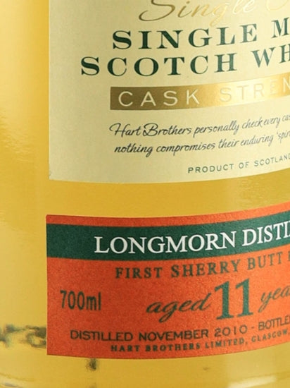 Hart Brothers Finest Collection Longmorn 11 Years 2010