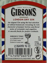 Load image into Gallery viewer, gibson's dry gin