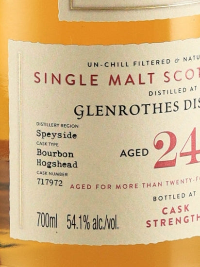 AD Rattray Glenrothes 24 Years 1997