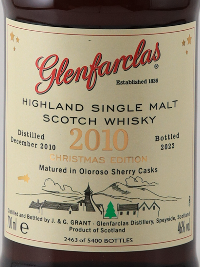Glenfarclas 2010/2022 Christmas Edition