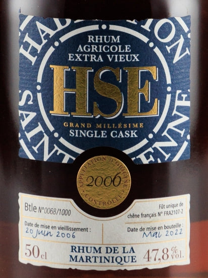 HSE Saint Etienne Extra View Single Cask 2006