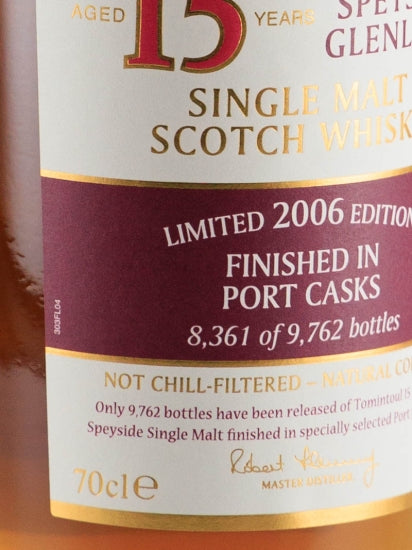 Tomintoul 15 Years 2006 Port Wood Finish