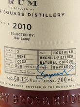 Load image into Gallery viewer, BB&amp;R Barbados Foursquare Rum 11 Years 2010 for Bar Lamp