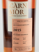 Load image into Gallery viewer, Capermore Strictly Limited Miltonduff 6 Years 2015