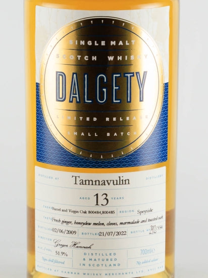 Dalgety Tamnavulin 13 Years 2009