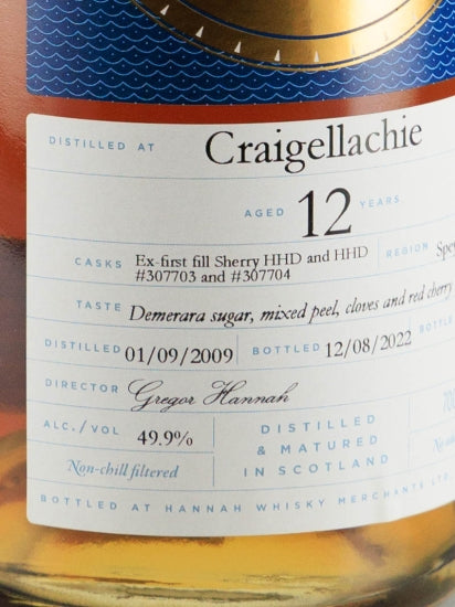 Dalgety Craigellachie 12 Years 2009