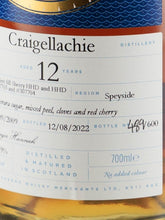 Load image into Gallery viewer, Dalgety Craigellachie 12 Years 2009