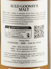 Load image into Gallery viewer, Ault Goonsy's Malt Linkwood 13 Years 2009 56.3%