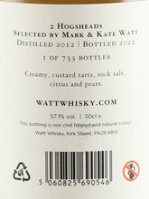 Load image into Gallery viewer, Watt Whisky An Orkney 9 Years 2012