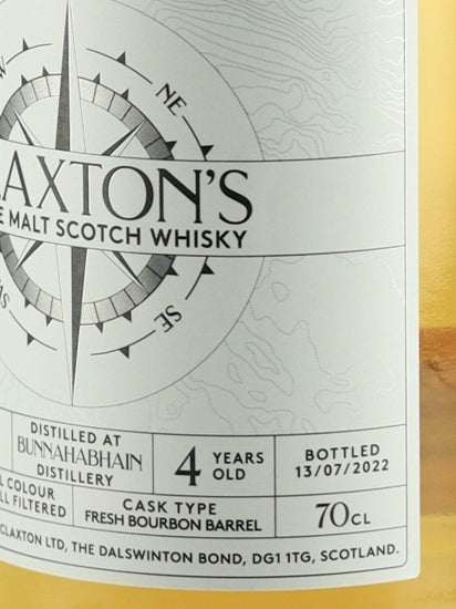 Claxton's Exploration Bunnahabhain 4 Years 2018