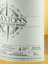 Load image into Gallery viewer, Claxton's Exploration Bunnahabhain 4 Years 2018