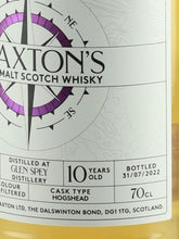 Load image into Gallery viewer, Claxton's Exploration Glen Spey 10 Years 2012