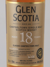 Load image into Gallery viewer, Glen Scotia 18 Years