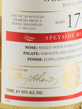 Load image into Gallery viewer, Old Malt Cask Glen Moray 17 Years 2004