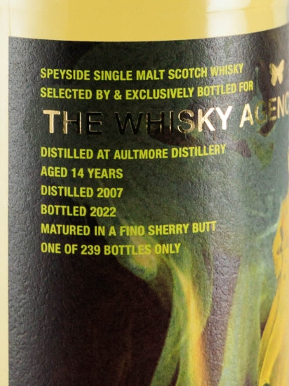The Whisky Agency Aultmore 14 Year Old 2007 52.7% - image 3
