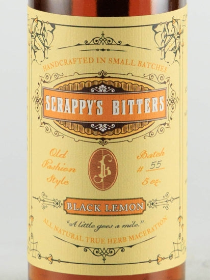 Scrappy's Bitters Black Lemon