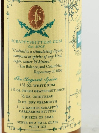 Scrappy's Bitters Cardamom