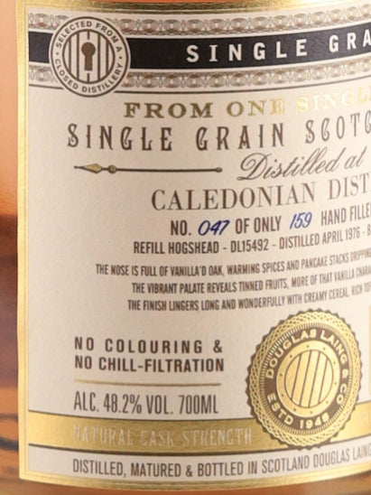 Extra Old Particular Caledonian 45 Years 1976