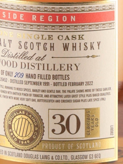 Extra Old Particular Linkwood 30 Years 1991