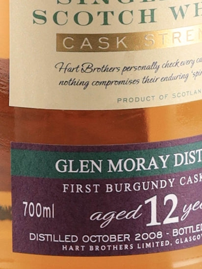 Hart Brothers Finest Collection Glen Moray 12 Years 2008