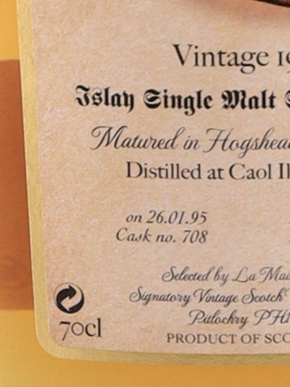 Signatory Caol Ila 26 Years 1995