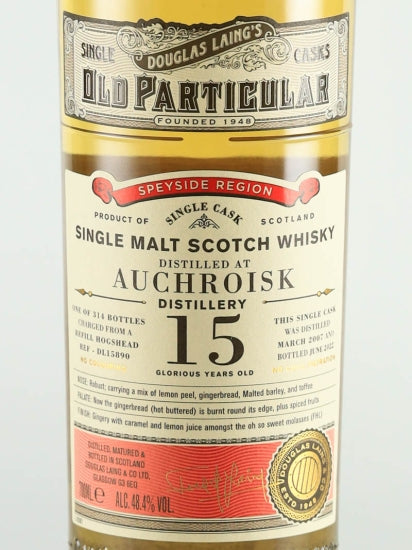 Old Particular Auchroisk 15 Years 2007