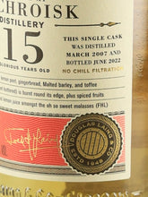 Load image into Gallery viewer, Old Particular Auchroisk 15 Years 2007