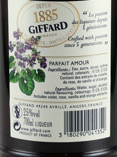 Giffard Parfait Amour Liqueur