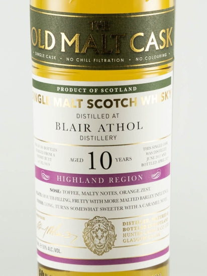 Old Malt Cask Blair Athol 10 Year Old 2011