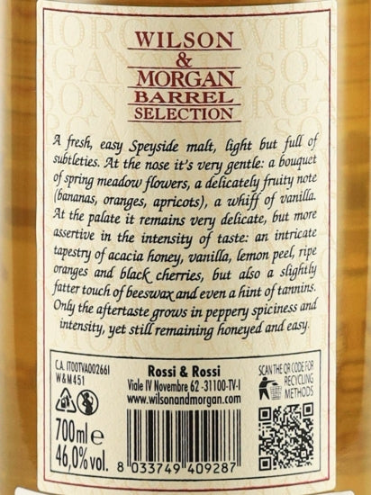 Wilson & Morgan Benrinnes 2013/2022