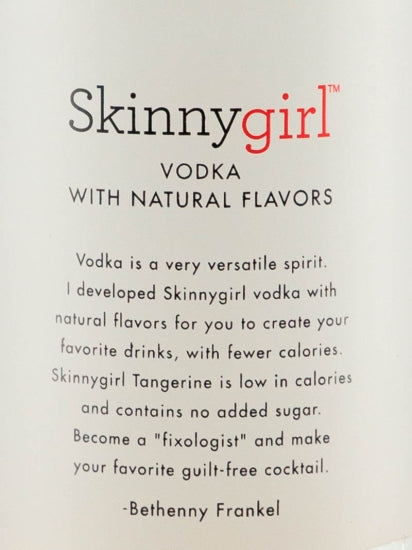 Skinnygirl Tangerine Vodka