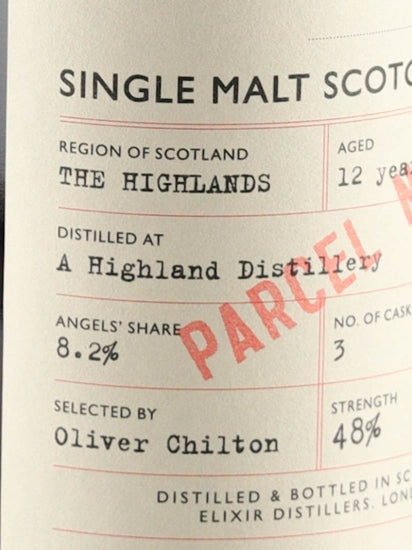 The Single Malts of Scotland Reserve Cask Highland 12 Year Old 2008