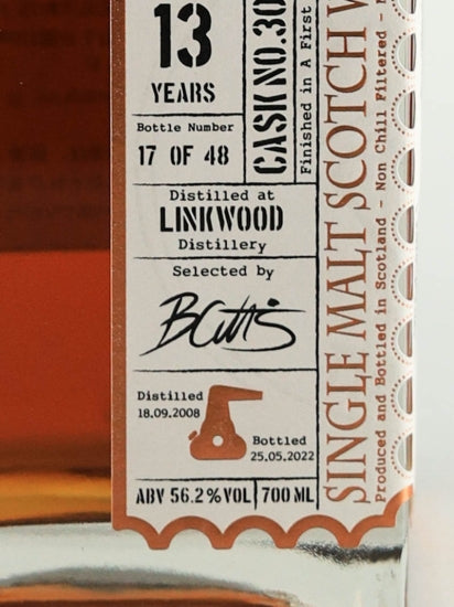 The Single Cask Linkwood 13 Year Old 2008 Madeira Barrel
