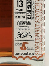 Load image into Gallery viewer, The Single Cask Linkwood 13 Year Old 2008 Madeira Barrel