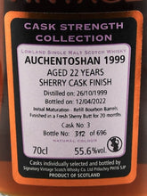 Load image into Gallery viewer, Signatory Auchentoshan 22 Year Old 1999